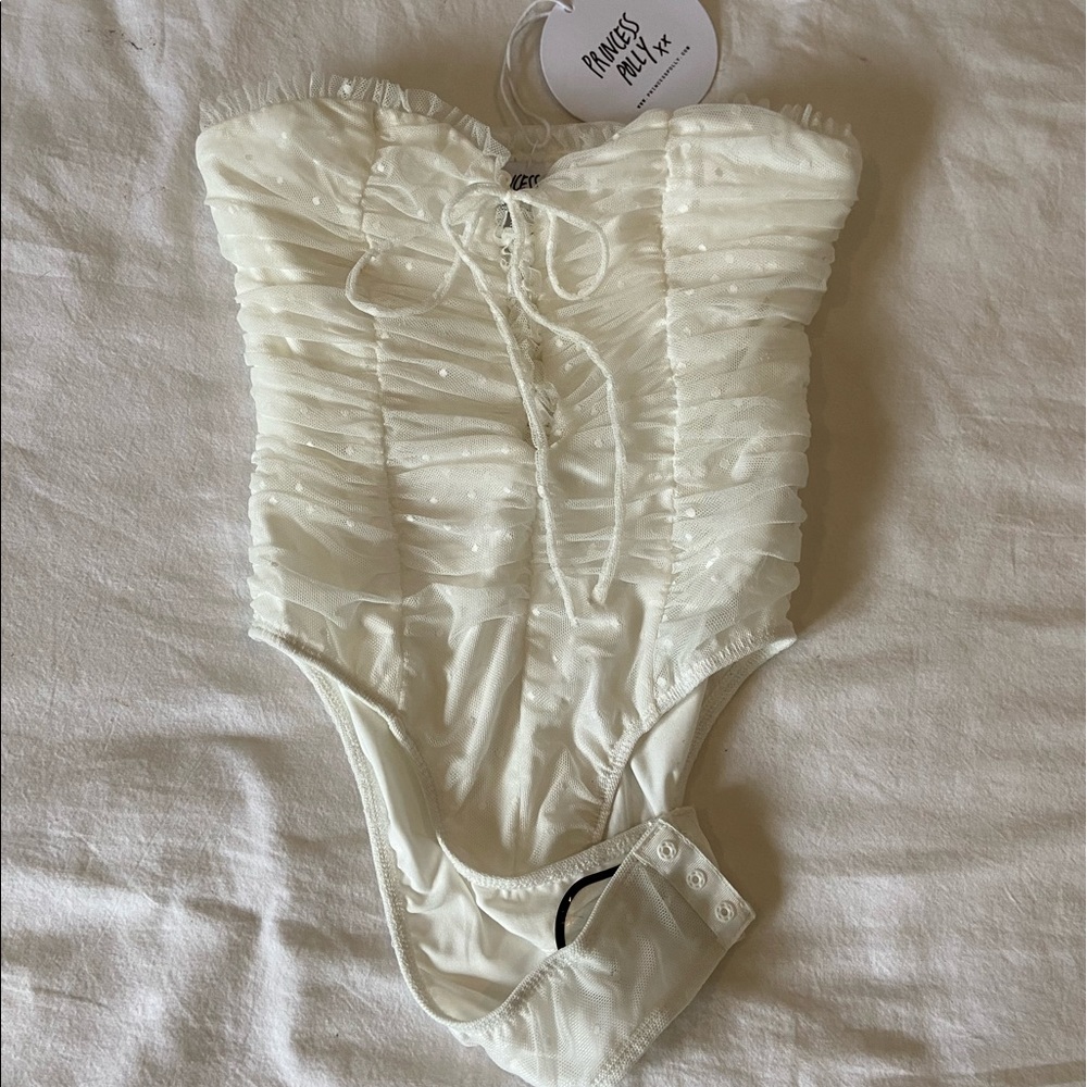 White Lace Bodysuit